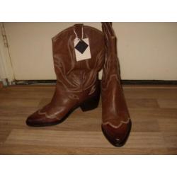 Mooie lage cowboy laarzen NIEUW maat 39
