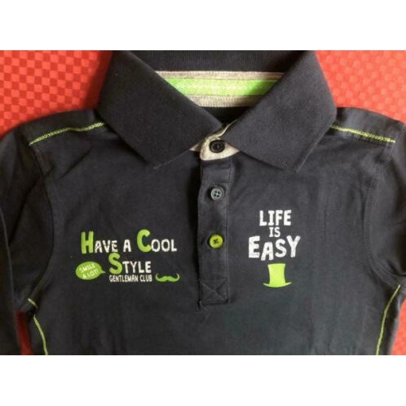 Blue Seven shirt mt 128 nieuw donkerblauw
