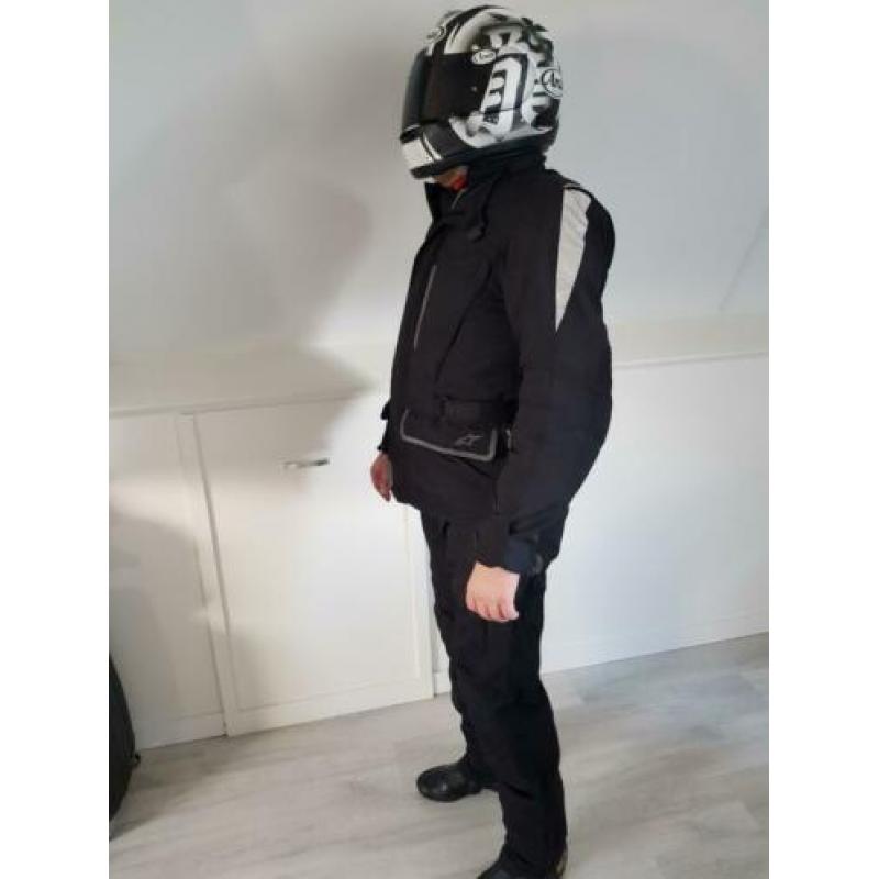 Alpinestars textiel gewatteerd zwart motorpak maat xl!!!
