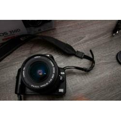 Canon EOS 350D digitale spiegelreflexcamera, 18-55 mm lens e