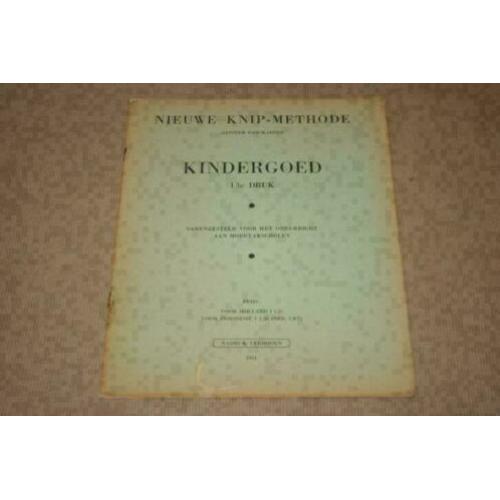Kindergoed - Nieuwe Knip-methode - 1951 - Zeldzaam !!