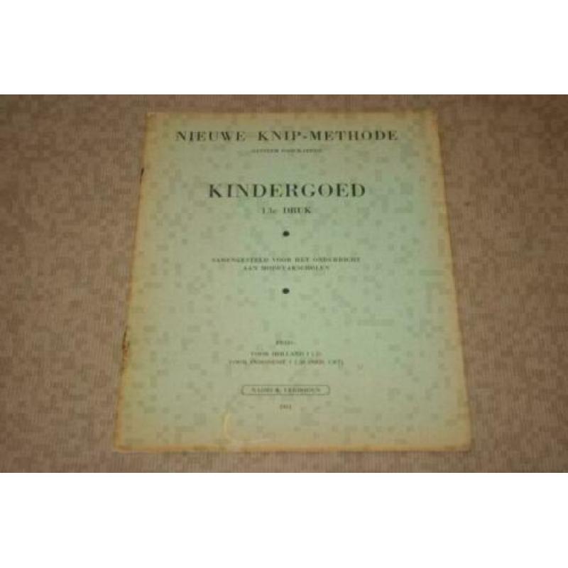 Kindergoed - Nieuwe Knip-methode - 1951 - Zeldzaam !!