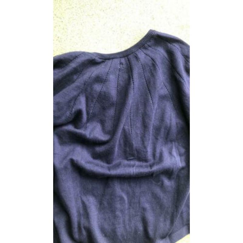 Donker cashmere blauw Cyrilus vest 14yrs NOOIT GEDRAGEN