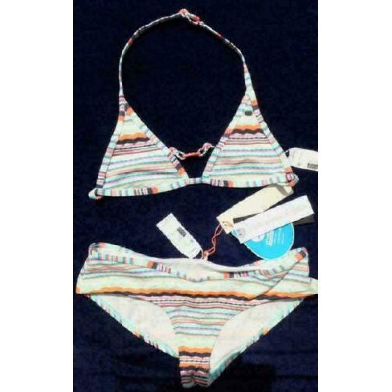 O'NEILL lichtblauw met zoete kleurtjes bikini mt 176