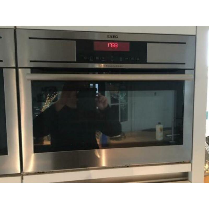 Combi oven magnetron AEG inbouw.