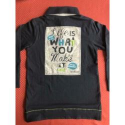 Blue Seven shirt mt 128 nieuw donkerblauw
