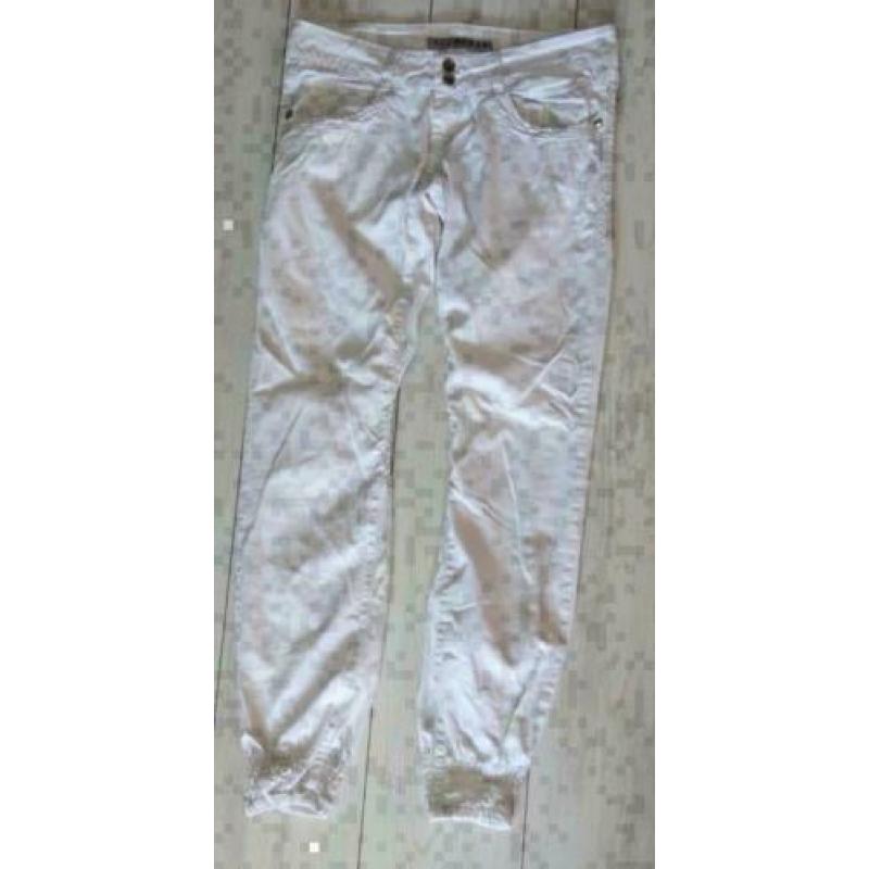 acce star witte jeans denim maat 40 spijkerbroek