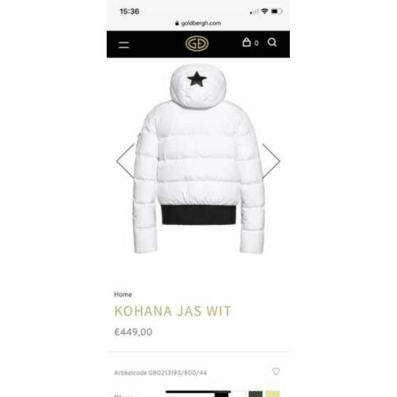 Goldbergh ski jas Kohana maat 32