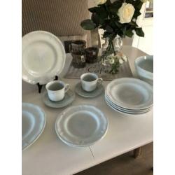 Riviera Maison Cote este servies blauw