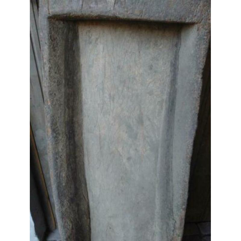 Prachtige grote sobere stoere houten trog voederbak *Etage3*
