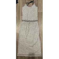 Witte lange travel kruisband jurk Studio anneloes