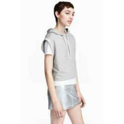 Denim rok zilverkleurig, maat 40, ZGAN