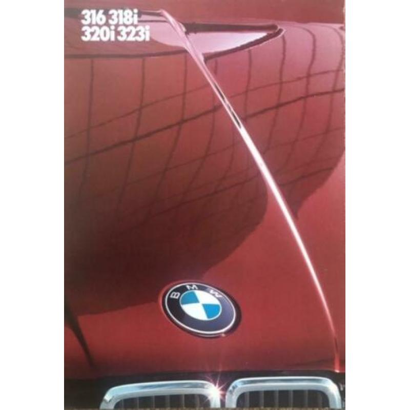 BMW 3serie folder 1984 50 pagina's in zeer goede staat