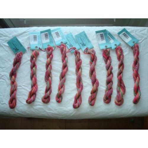 29 strengen hand geverfd borduurgaren uit Caron Collectie