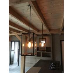 Industriele zwart stalen Hanglampen