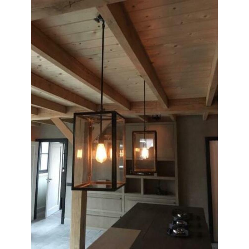 Industriele zwart stalen Hanglampen