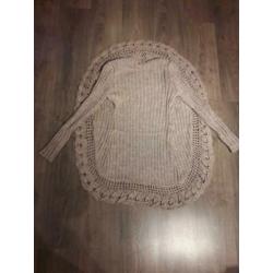 Leuk vest Maat 38 Beige zand