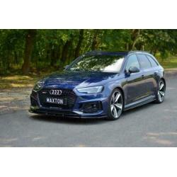 Voorlip diffuser skirt achterlip spoiler - Audi RS4 B9 17-