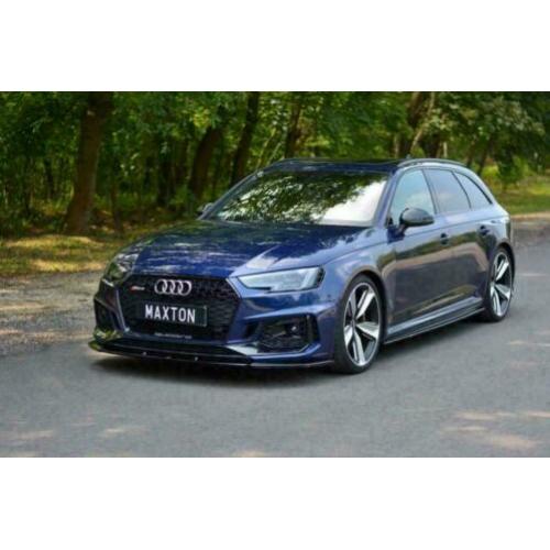 Voorlip diffuser skirt achterlip spoiler - Audi RS4 B9 17-