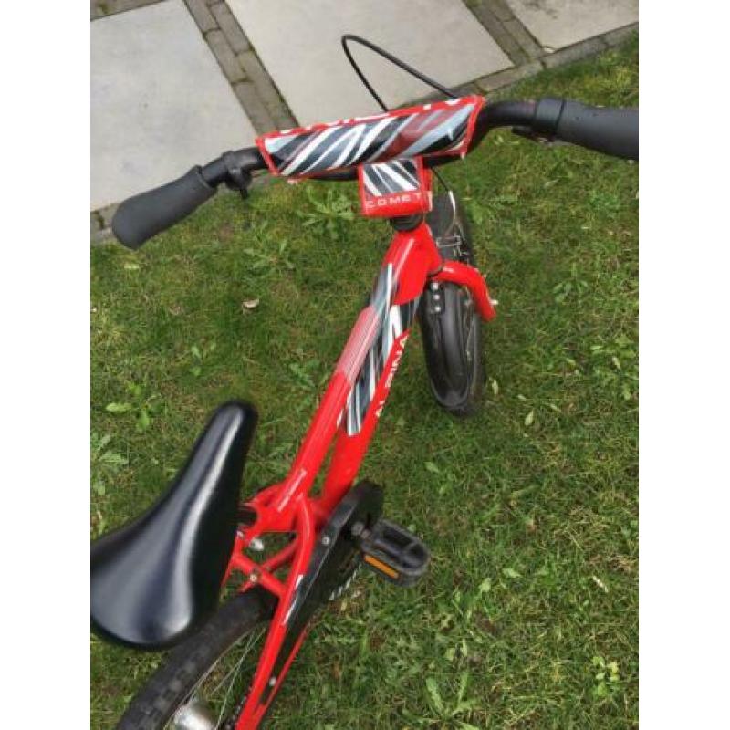 Alpina fiets 16 inch jongens rood