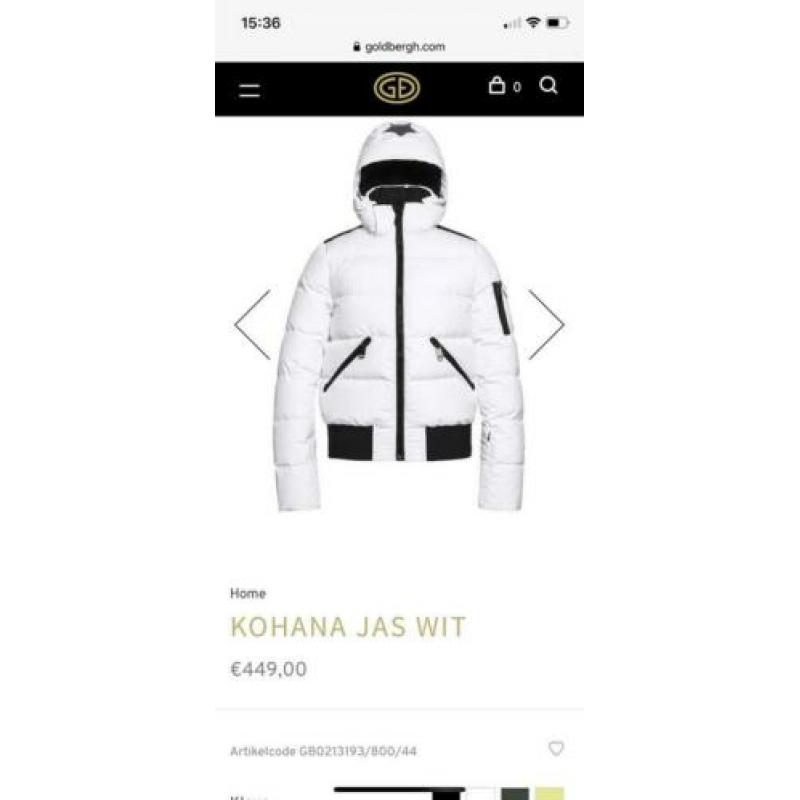 Goldbergh ski jas Kohana maat 32