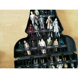 Darth Vader bewaardoos en veel action figures