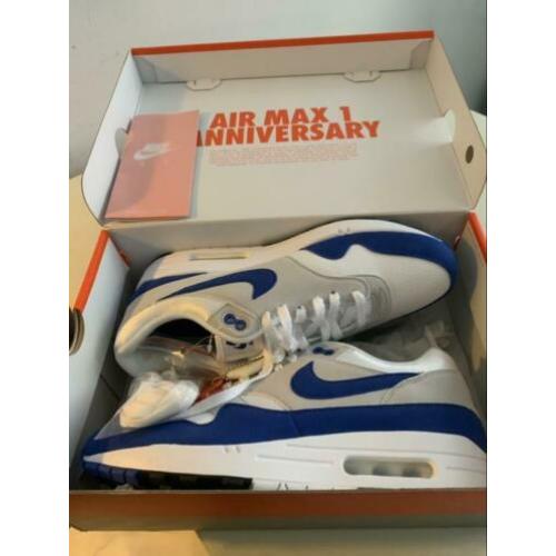 Air max 1 anniversary royal blue, 44,5 ds, 1ste uitgave