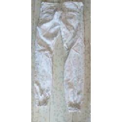 acce star witte jeans denim maat 40 spijkerbroek