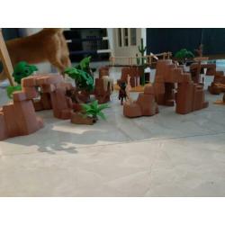 Playmobil westerns rotsen