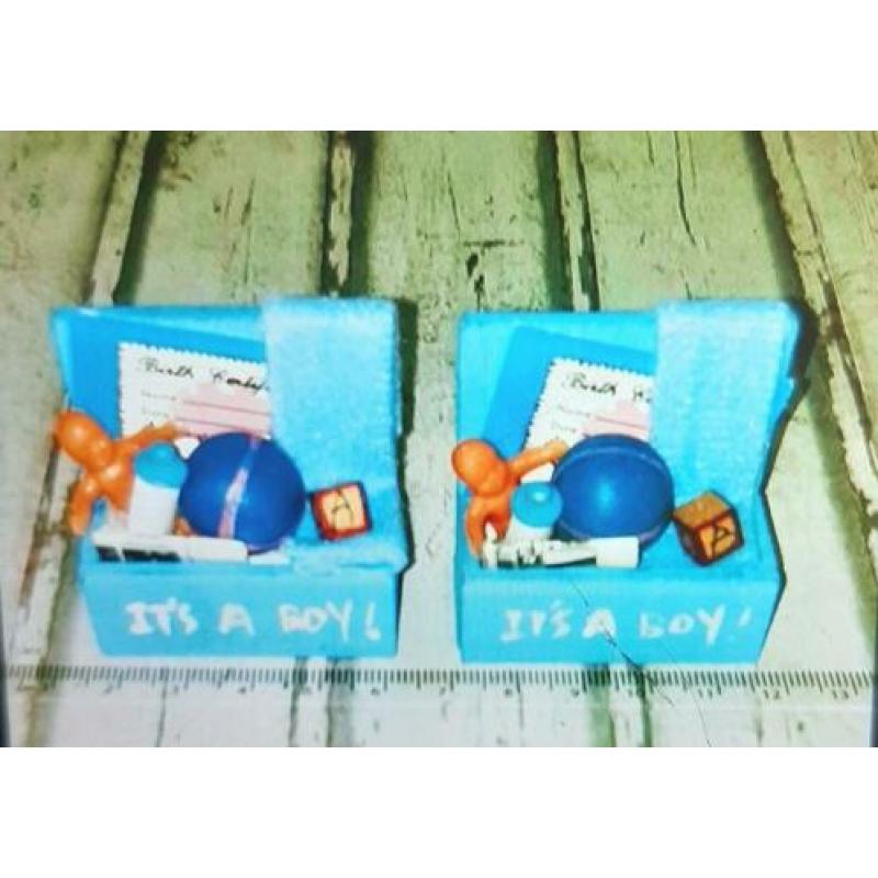 Div 1:12 baby spulletjes poppenhuis