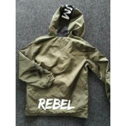 maat 128 134 jas zomerjas parka winterjas groen