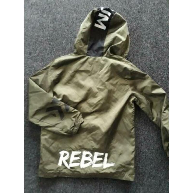 maat 128 134 jas zomerjas parka winterjas groen