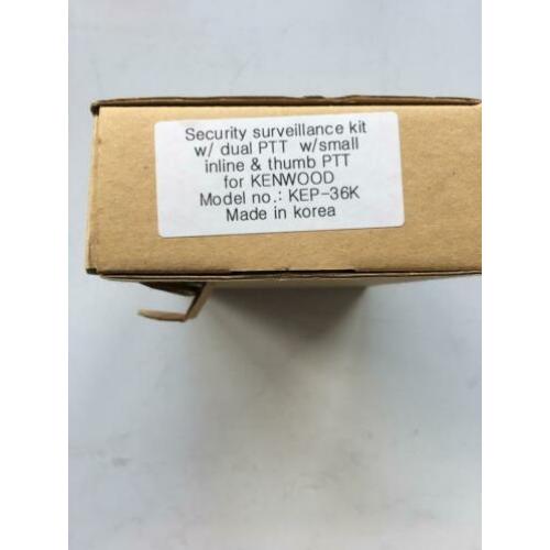 KEP-36K Geschikt voor de meeste Kenwood vergunningsvrije en