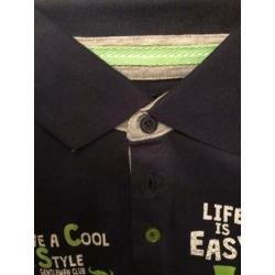 Blue Seven shirt mt 128 nieuw donkerblauw