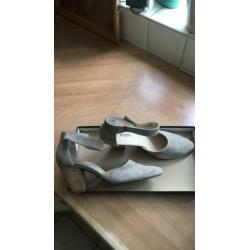 Paul Green beige suède leer maat 40