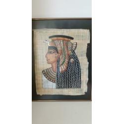 Egyptische Papyrus schilderijen.