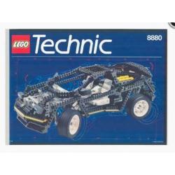 LEGO Technic 8880. Super car / racing car Compleet