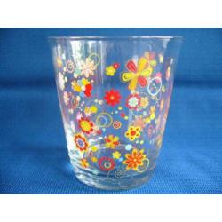 Notaris glas op voet (oud maar ongebruikt)