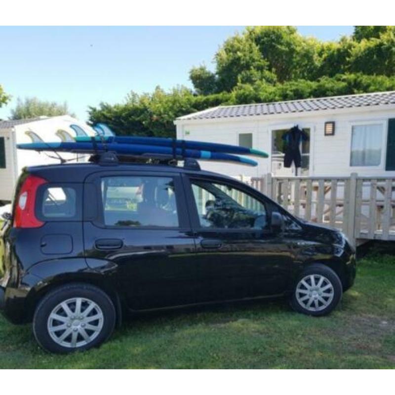 Zwarte dakdragers sport Fiat Panda fluisterstil