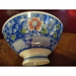 ??japanse schaaltjes gedetailleerd deco dun porselein 6x12cm