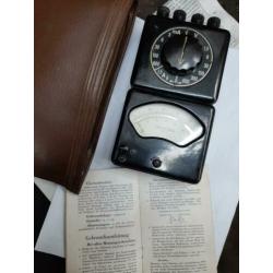 Tavocord annaloog meter uit de jaren 50