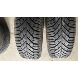 4 stalen velgen met winterbanden | 15 inch