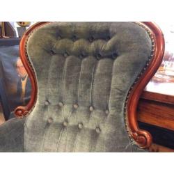 Brocante - het Stel Bourgondische Bergères, 19e eeuw!