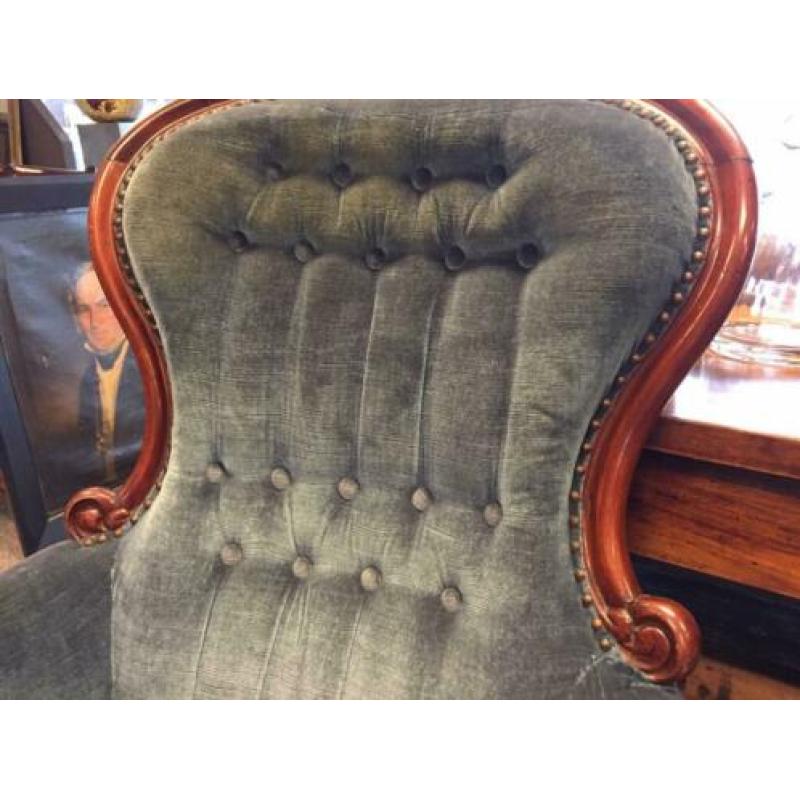 Brocante - het Stel Bourgondische Bergères, 19e eeuw!