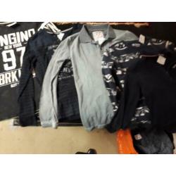 5 jongens shirts/truien van Vingino /Retour maat 158/164