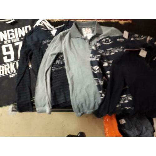 5 jongens shirts/truien van Vingino /Retour maat 158/164