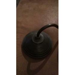 Oude draaiende olielamp