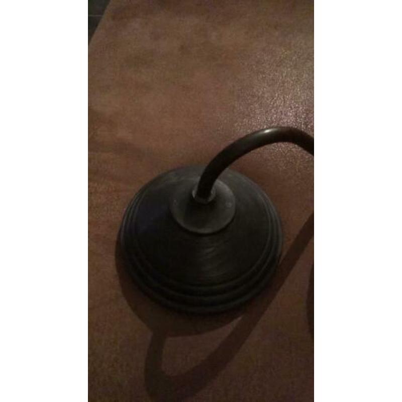 Oude draaiende olielamp