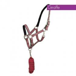 QHP Halsterset Luxo in tas Giraffe Cob.