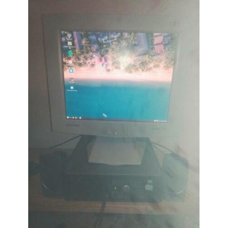 Dell optiplex dual core 4gb ram + scherm